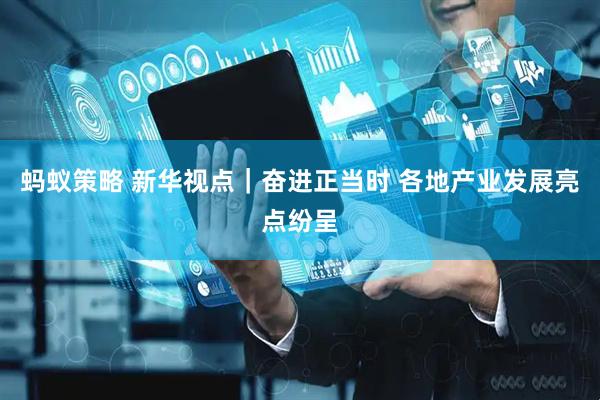蚂蚁策略 新华视点｜奋进正当时 各地产业发展亮点纷呈