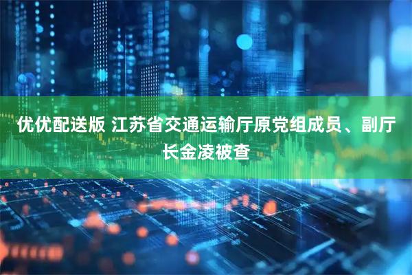 优优配送版 江苏省交通运输厅原党组成员、副厅长金凌被查